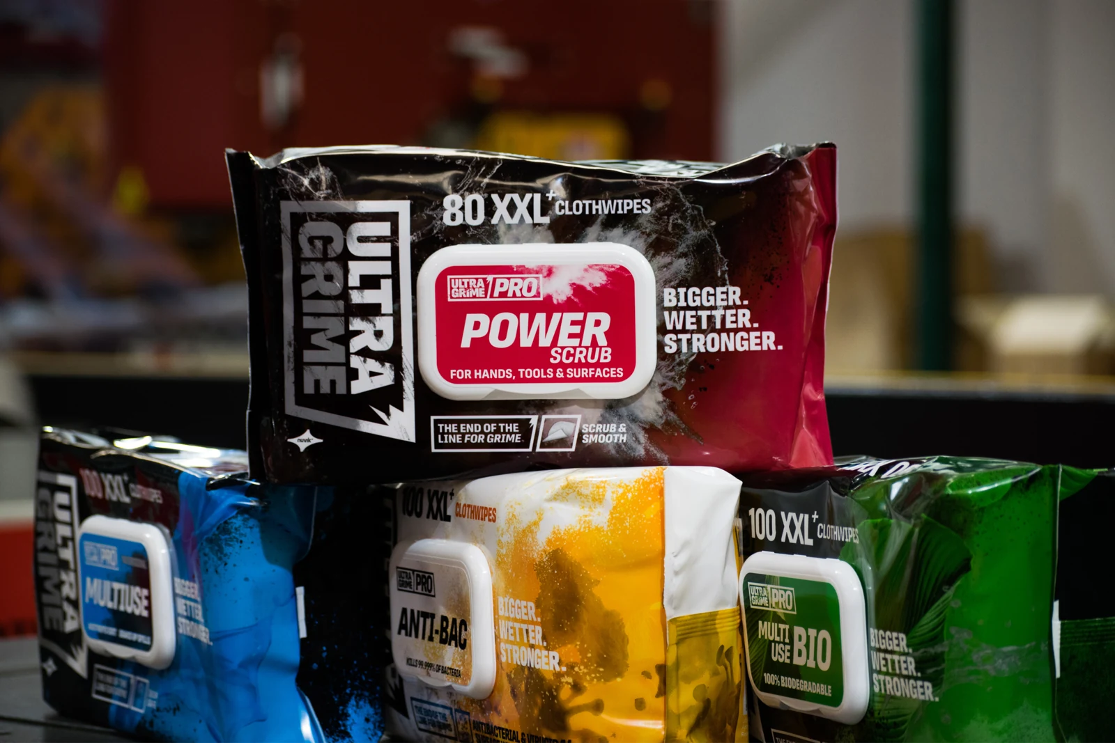 UltraGrime product range display